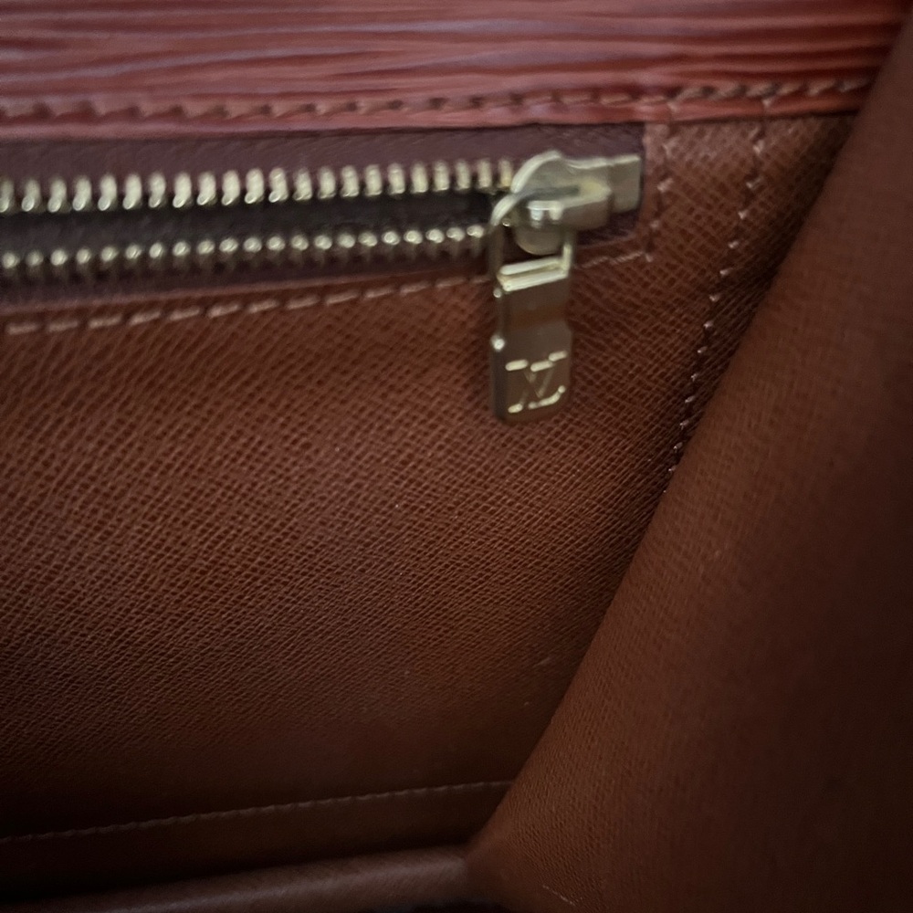 Louis Vuitton Chestnut Epi Leather Top Handle Satchel - Picture 6 of 17